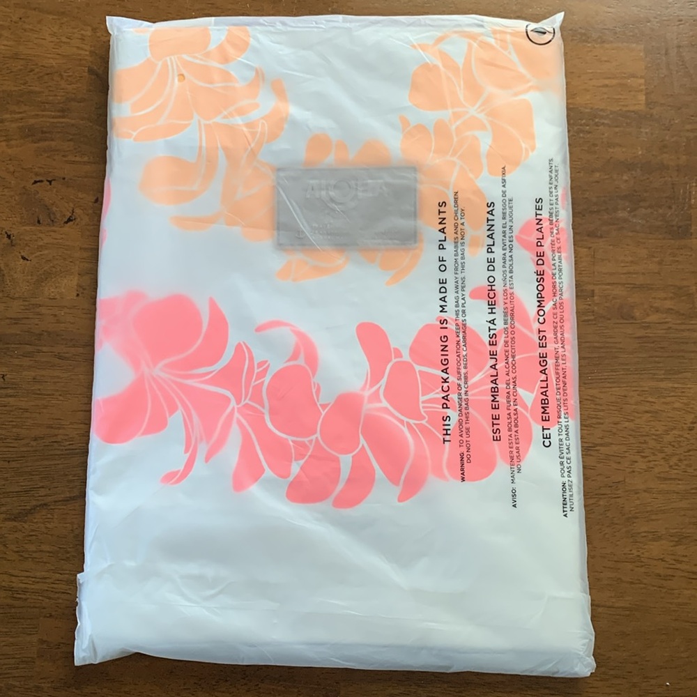 ALOHA LUCKY 11 Collection Day Tripper Tote - Pink and White - Picture 5 of 7